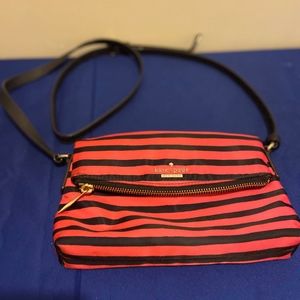 Stripped Kate Spade Crossbody Purse